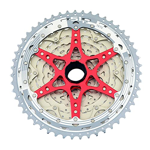 SunRace CSMX8 - Cassette de gran relación 11-51T, 11 velocidades, plata, ST2465