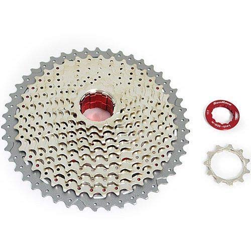 SunRace CSMX8 Wide Ratio Cassette 11-46T, 11 Speed, Silver, XTE1380