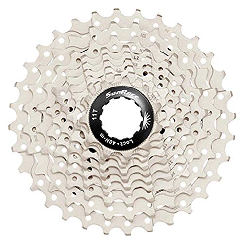 SunRace Csrs1 10V 11-28T Cassette, Unisex Adulto, Plata, Talla Única