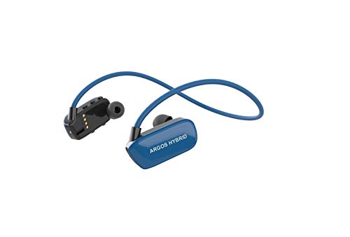 Sunstech Argos Hybrid Reproductor MP3 Bluetooth Sumergible, Impermeable, Batería Recargable 200mAh, Azul, 8GB