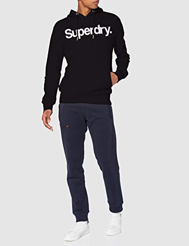 Superdry Cl NS Hood Sudadera con Capucha, Negro, L para Hombre