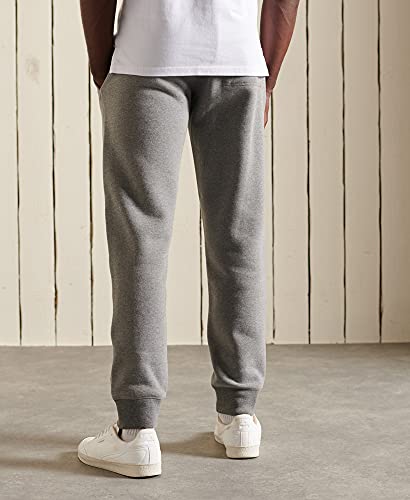 Superdry Collegiate Jogger Pantalones Deportivos, Dark Marl, M para Hombre