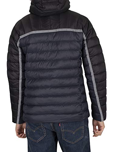 Superdry Dolman Downhill Racer Fuji Chaqueta, Negro (Black 02a), L para Hombre