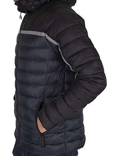 Superdry Dolman Downhill Racer Fuji Chaqueta, Negro (Black 02a), L para Hombre