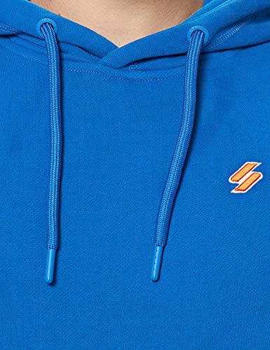 Superdry Superdry Code Essential Hood, Sudadera Con Capucha Hombre, Azul (Blue Cobalto), S