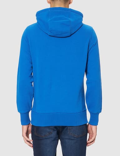 Superdry Superdry Code Essential Hood, Sudadera Con Capucha Hombre, Azul (Blue Cobalto), S