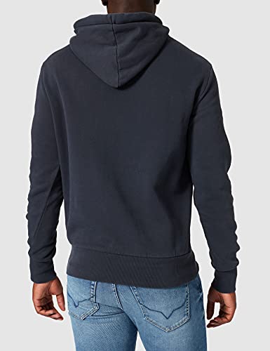 Superdry Vintage Logo AC Hoodie BB Sudadera con Capucha, Eclipse Navy, L para Hombre