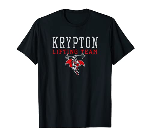 Superman Krpton Lifting Team Camiseta