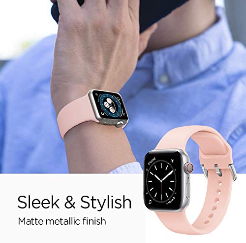 Supore Apple Watch Correa, Compatible con Apple Watch 38mm 42mm 40mm 44mm 41mm 45mm Correas, Correa de Silicona Suave de Deportiva Repuesto Compatible con Apple Watch SE / iWatch Serie 7 6 5 4 3 2 1