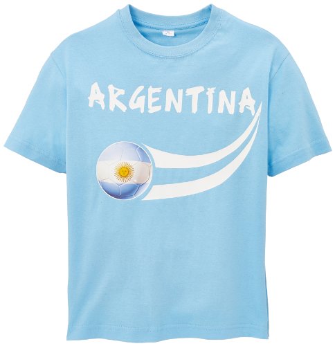 Supportershop Argentina Coup du Monde - Camiseta, Color Azul Cielo, Talla 10/11 ANS