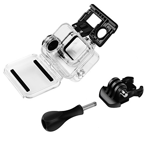 Suptig Funda protectora de repuesto impermeable compatible con GoPro Hero 7 Black Hero 5 Gopro Hero 6 para carga subacuática, resistente al agua hasta 164 pies (50 m)