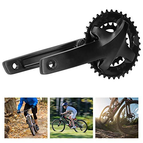 Surebuy Juego de Bielas para Bicicleta, Juego de Bielas de Aleación de Aluminio Amplia Gama de Aplicaciones Fácil de Transportar para Reparación Y Modificación de Bicicletas