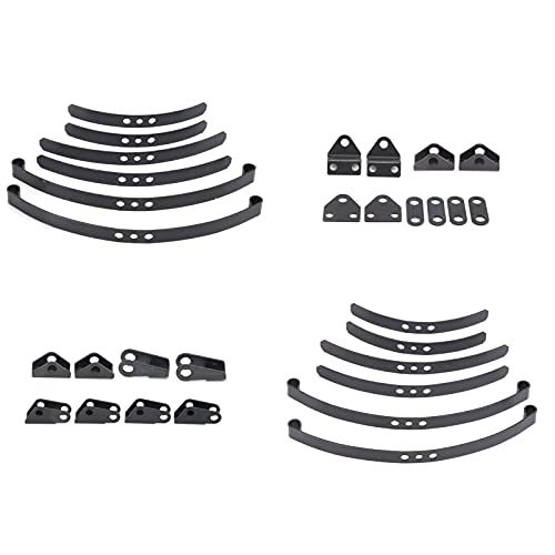 Suspensión de Resorte Tipo Hoja, Sistema de Suspensión de Resorte Plano Delantero Trasero Antidesgaste Resistente a Impactos para para Tractor RC 1/14