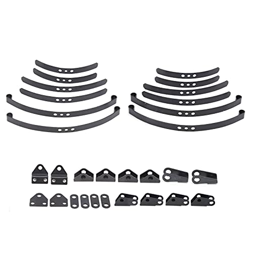 Suspensión de Resorte Tipo Hoja, Sistema de Suspensión de Resorte Plano Delantero Trasero Antidesgaste Resistente a Impactos para para Tractor RC 1/14