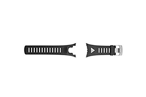 Suunto Ambit Silver Strap - Correa de reloj, color de la correa: negro, color del cierre: plata