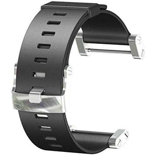 Suunto Core Flat Black Rubber Strap Correa para Relojes, Unisex, Negro, Talla Única