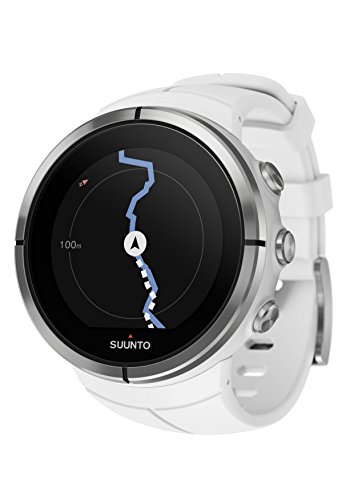 Suunto - Spartan Ultra White HR - SS022660000 - Reloj Multideporte GPS + Cinturón de frecuencia cardiaca (Talla M) - Blanco - Talla única
