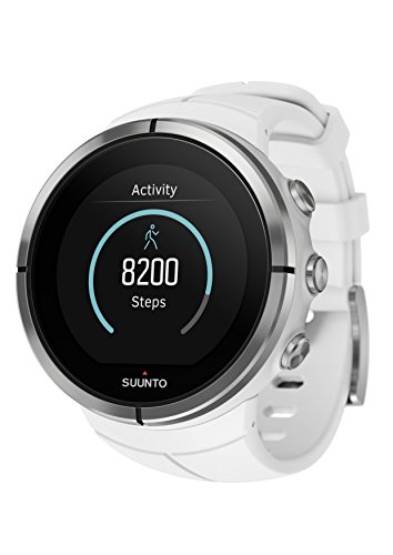 Suunto - Spartan Ultra White HR - SS022660000 - Reloj Multideporte GPS + Cinturón de frecuencia cardiaca (Talla M) - Blanco - Talla única