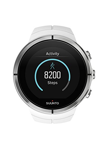 Suunto - Spartan Ultra White HR - SS022660000 - Reloj Multideporte GPS + Cinturón de frecuencia cardiaca (Talla M) - Blanco - Talla única