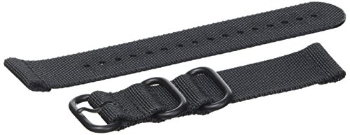 Suunto Traverse Alpha Black Textile Strap Correa de Silicona, Unisex, Negro, Talla Única