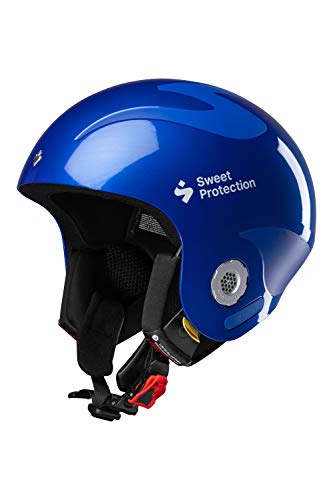Sweet Protection Unisex - Casco de esquí y Snowboard para Adultos, Color Azul Carreras, ML