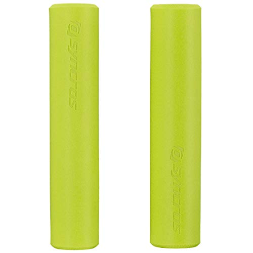 Syncros Puños de silicona para bicicleta, color amarillo