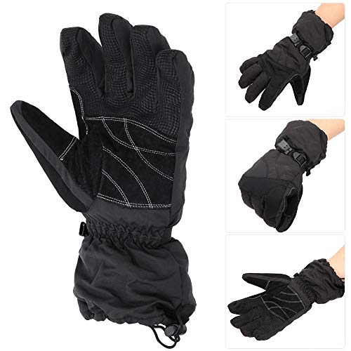 T best Espesar Guantes Calientes, Invierno al Aire Libre Unisex Deportes Ciclismo Esquí Guantes Impermeables a Prueba de Viento Antideslizantes