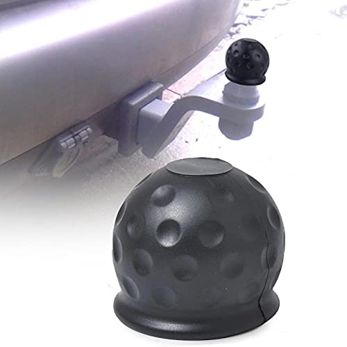 Tapa De Enganche De Coche Tapa De Protección De Bola De Remolque Cubierta De Bola De Remolque Tapa Bola Remolque Caucho Tapon Protector para Cubierta De Enganche De Coche Abrasión y Suciedad 2 Piezas