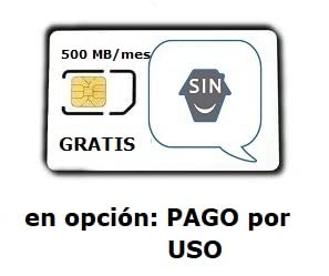 Tarjeta SIM Multiformato PREPAGO con 5€gratis o con PAGO POR USO y 500MB/mesGRATIS | para Móviles, Alarmas, Relojes, localizadores... GSM 2G/3G/4G | llamadas | SMSs | datos