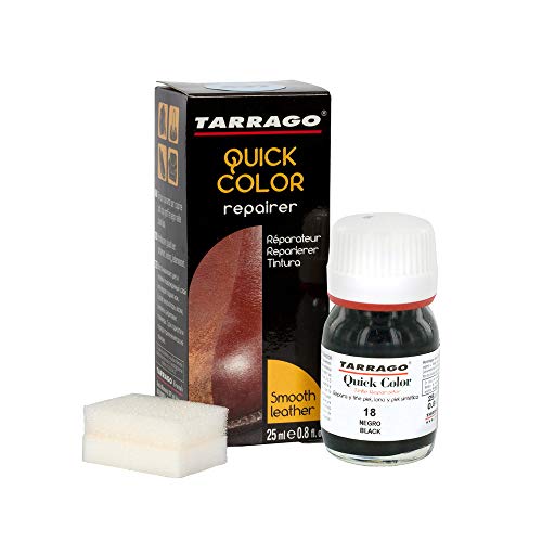 Tarrago | Quick Color 25 ml | Tinte Para Zapatos y Accesorios de Piel, Cuero Liso y Lona | Tintura de Secado Rápido Que Repara y Protege el Calzado de Pequeños Desgastes