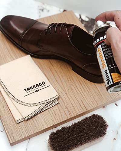 Tarrago | Shoe Stretch Spray 100 ml | Dilatador de Calzado para Cuero, Ante y Nubuck | Aumenta la Flexibilidad y Evita el Dolor al Caminar | Previene Dolores en las Fricciones | (Incoloro 00)