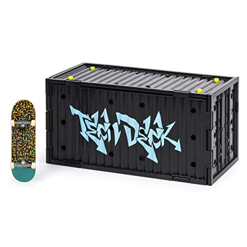 Tech Deck Transforming SK8 Container Pro-Patineta Modular para niños de 6 años en adelante (la edición Puede Variar), Color Azul/Negro (Spin Master 6035884)