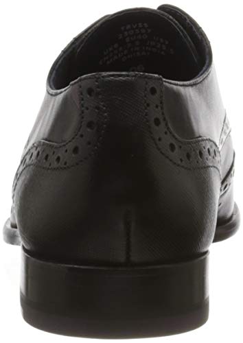 Ted Baker TRVSS, Zapatos de Cordones Brogue Hombre, Negro (Black Black), 41 EU