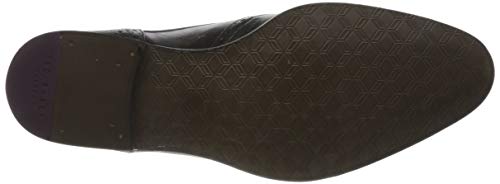 Ted Baker TRVSS, Zapatos de Cordones Brogue Hombre, Negro (Black Black), 41 EU