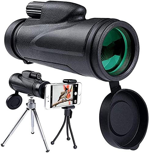 Telescopio binocular 8X32 Binoculares Glimmer Telescopio impermeable de visión nocturna Telescopio para tiendas de campaña / ing / Telescopio de viaje para exteriores Telescopio, negro de alta poten