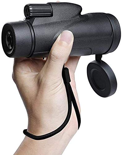 Telescopio binocular 8X32 Binoculares Glimmer Telescopio impermeable de visión nocturna Telescopio para tiendas de campaña / ing / Telescopio de viaje para exteriores Telescopio, negro de alta poten