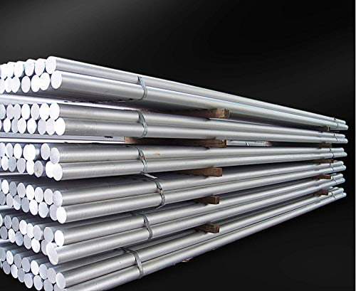 TEN-HIGH Varilla de aluminio，Varilla de aleación de aluminio 6061 Longgitud 200，500mm