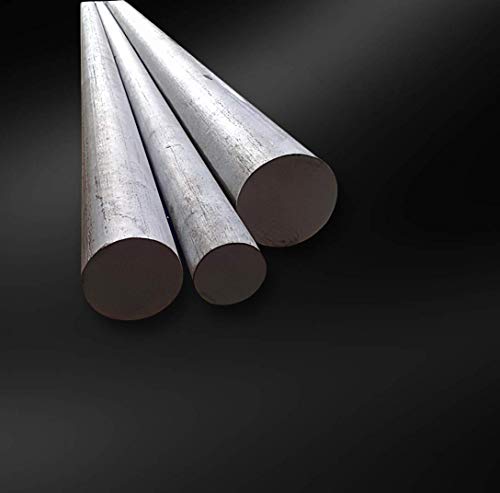 TEN-HIGH Varilla de aluminio，Varilla de aleación de aluminio 6061 Longgitud 200，500mm