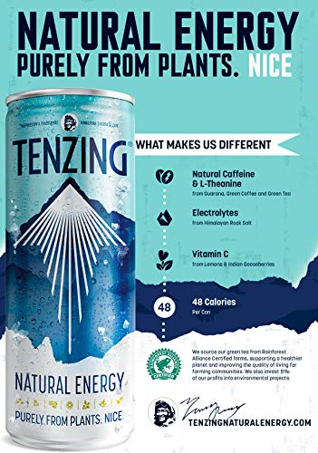 Tenzing Bebida Energética e Isotónica – Subidón 100% Natural - The Power of Nature - Triple Chute de Vitamina C Para Reforzar El Sistema Inmune 250 ml