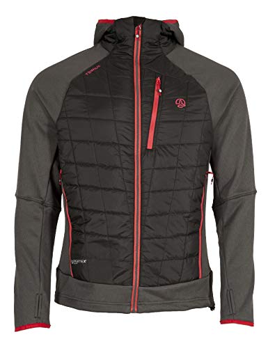 Ternua Chaqueta Suar Hybrid M Hombre, Black, XXL