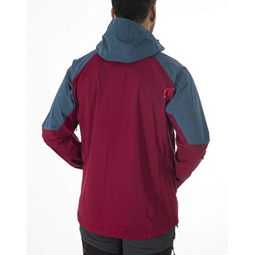 Ternua Nakur Jkt M Chaqueta con Capucha, Hombre, Rojo (Rumba Red)