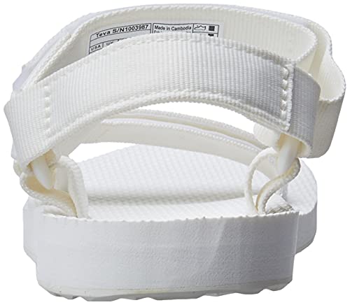 Teva Original Universal, Sandalias de Punta Descubierta Mujer, Blanco (Bright White Brwh), 38 EU