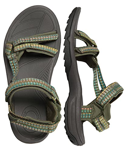 Teva Terra Fi Lite, Sandalias de Punta Descubierta Mujer, Verde (Burnt Olive Btol), 37 EU