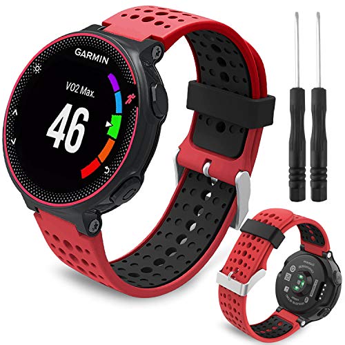 Th-some Correa para Garmin Forerunner 235 - Compatible con Forerunner 735XT Correa de Reloj, Pulsera de Reemplazo Silicona Suave Sports Banda para Forerunner 220, 230, 620, 630 y 735XT Smart Watch