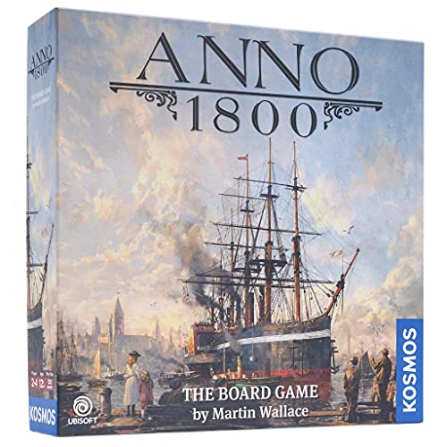 Thames & Kosmos | 680428 | Anno 1800 | Juego de Mesa | Juego de Estrategia | Ubisoft Entertainment | Martin Wallace | 12 +