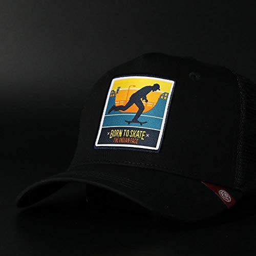 The Indian Face Gorra - Born to Skate Black