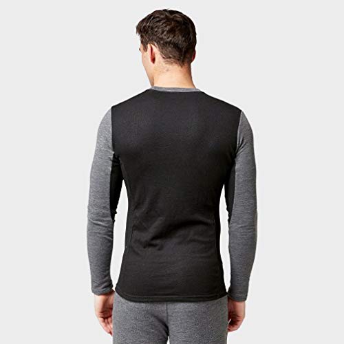 The North Face 4CB8 Camiseta Térmica, Hombre, Medgrey H/Black, M