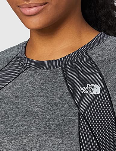 The North Face Ambition S/S Camiseta de Manga Corta, Mujer, Negro (TNF Black Heather), XS