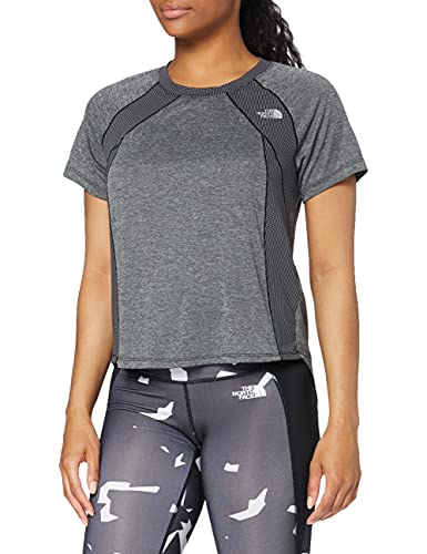 The North Face Ambition S/S Camiseta de Manga Corta, Mujer, Negro (TNF Black Heather), XS