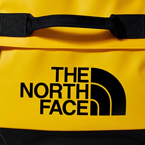 The North Face Base Camp Duffel Bolsa de Deporte, Unisex Adulto, Dorado (Summit Gold/TNF Black), S